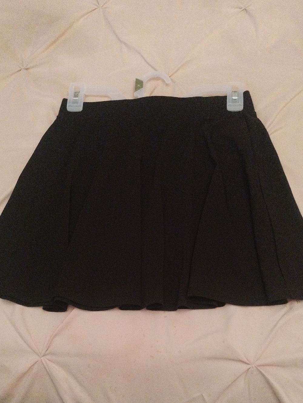 Ambiance Black Circle Skirt - Flared Mini